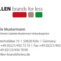 Brands for Less - Visitenkarte